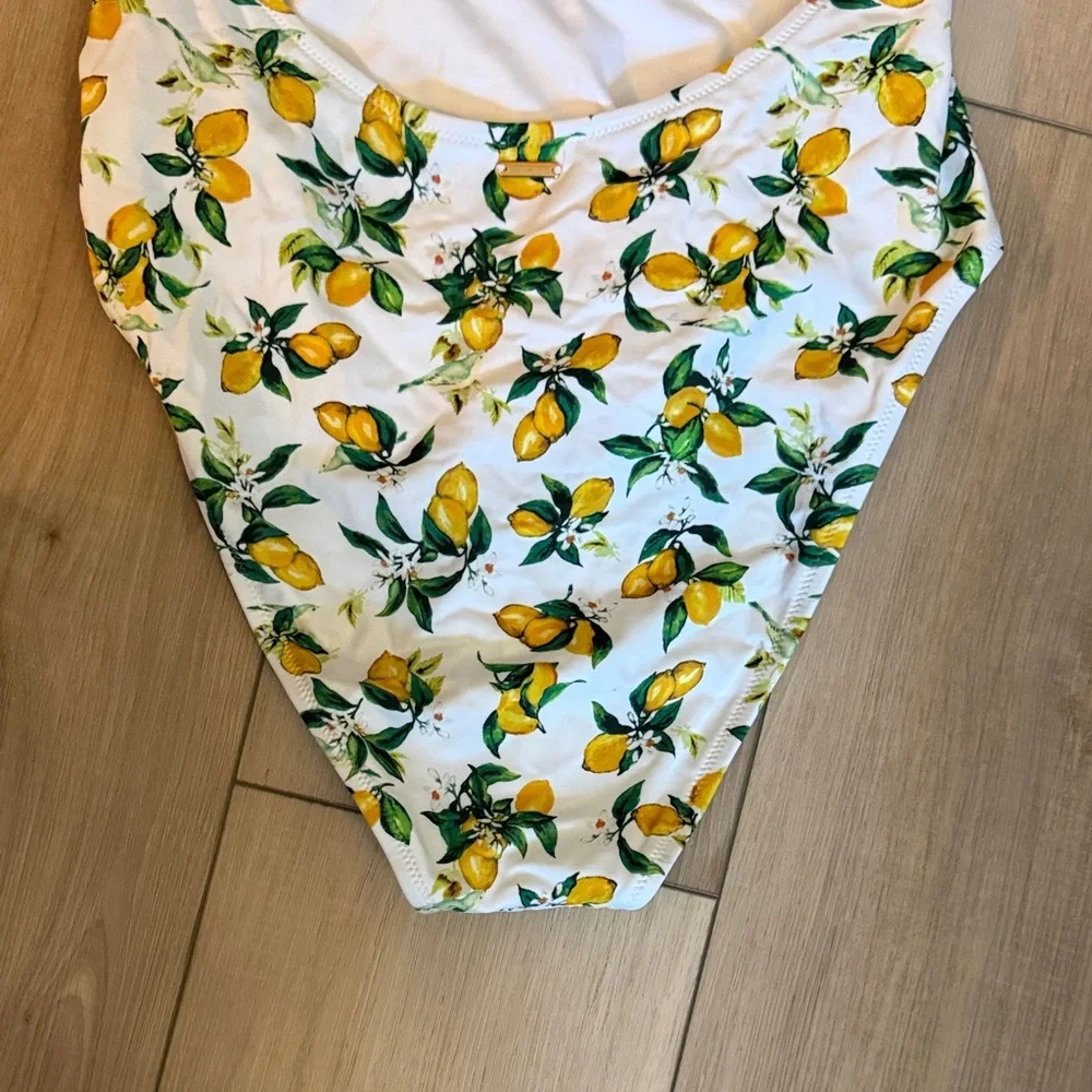 VS | Lemon Print One-Piece Swimsuit | like new - Picture 4 of 5